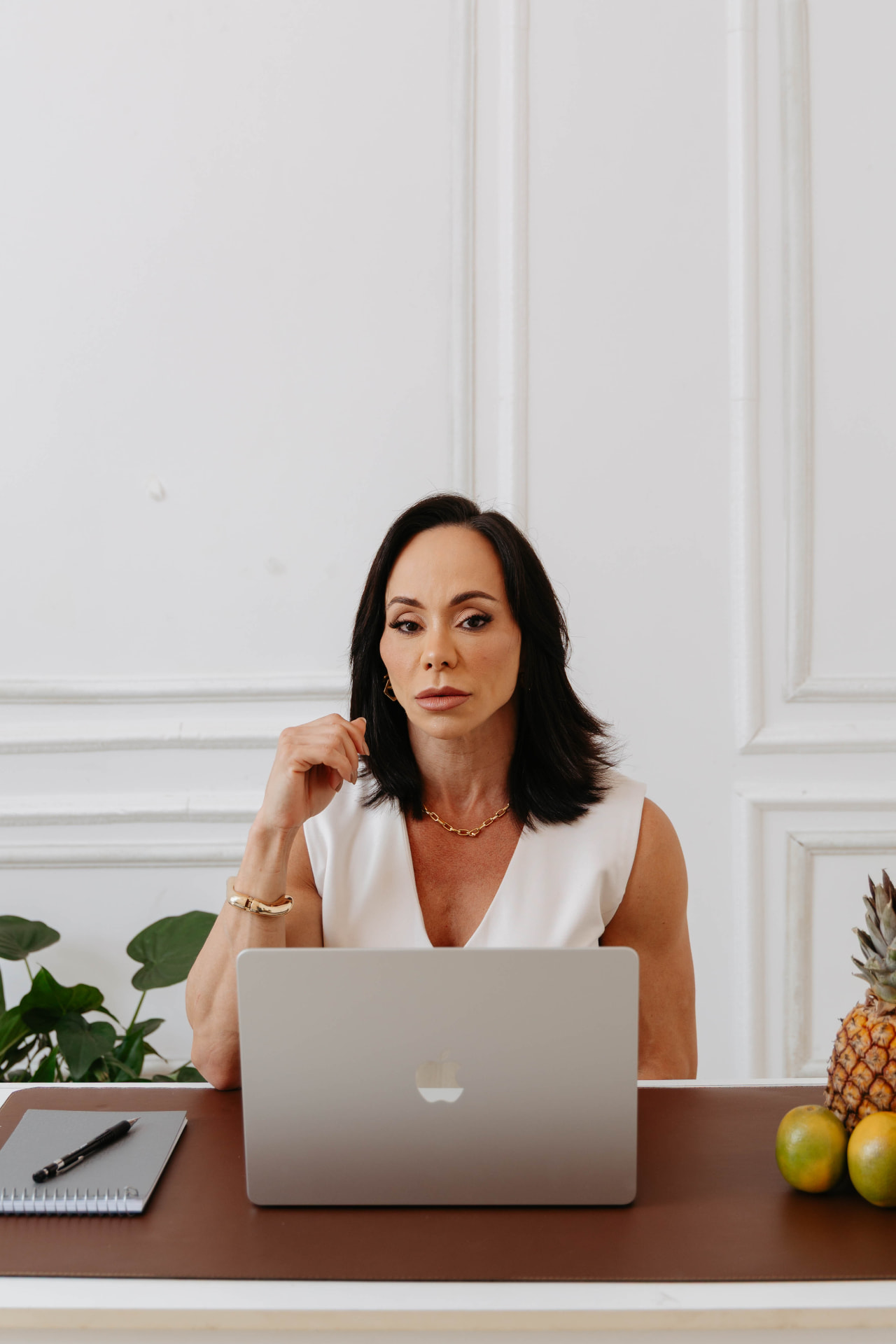 Retrato de Gaby, nutricionista responsável pelo acompanhamento